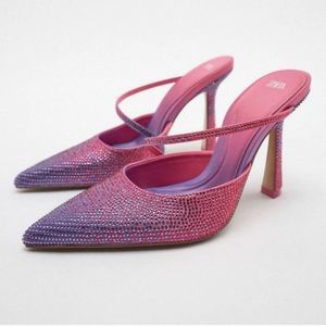 Zara Pink and Purple Heels